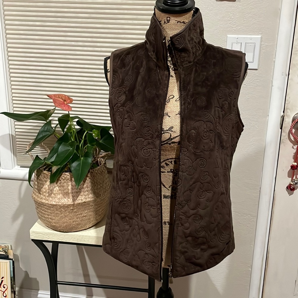 Susan Bristol Brown Vest